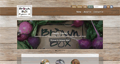 Desktop Screenshot of brownboxorganics.com